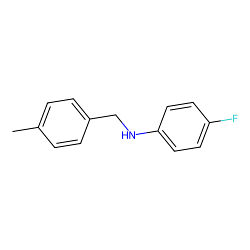 N-(4-Fluorophenyl)-4-methylbenzylamine structure