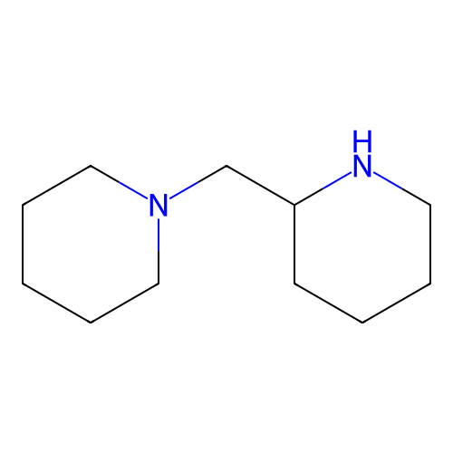 1-(2-Piperidinylmethyl)piperidine structure