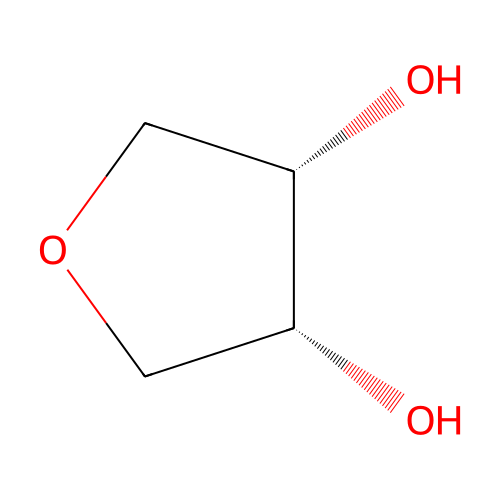 1,4-Anhydroerythritol structure
