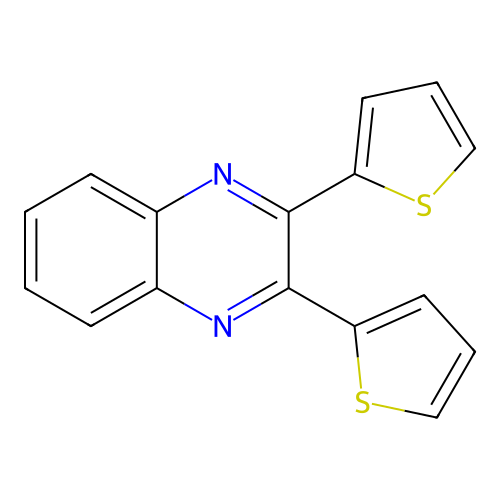 2,3-DI-(2-Thienyl)quinoxaline structure