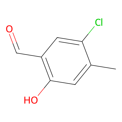 5-Chloro-2-hydroxy-4-methyl-benzaldehyde structure