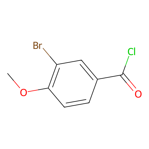 3-Bromo-4-methoxybenzoyl chloride structure