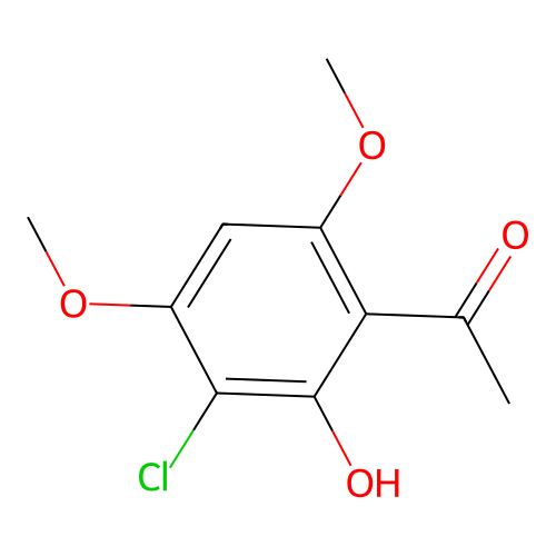Ethanone, 1-(3-chloro-2-hydroxy-4,6-dimethoxyphenyl)- structure