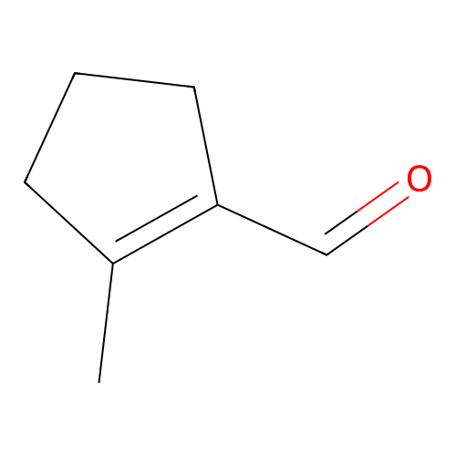 2-Methylcyclopent-1-ene-1-carbaldehyde structure