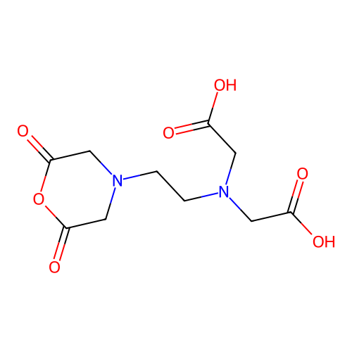 EDTA monoanhydride structure