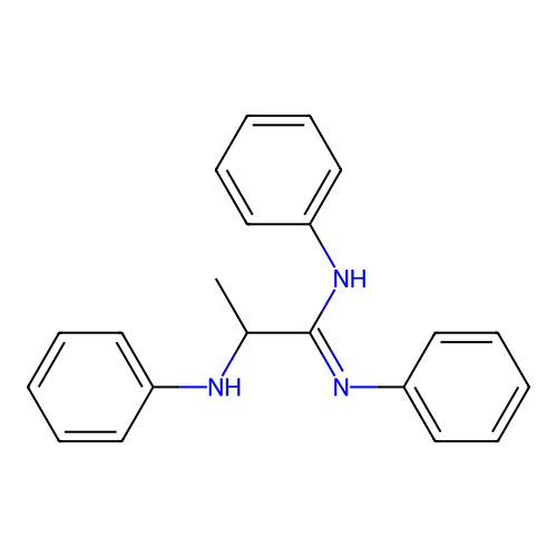 2-苯氨基-N,N'-二苯基丙脒 structure