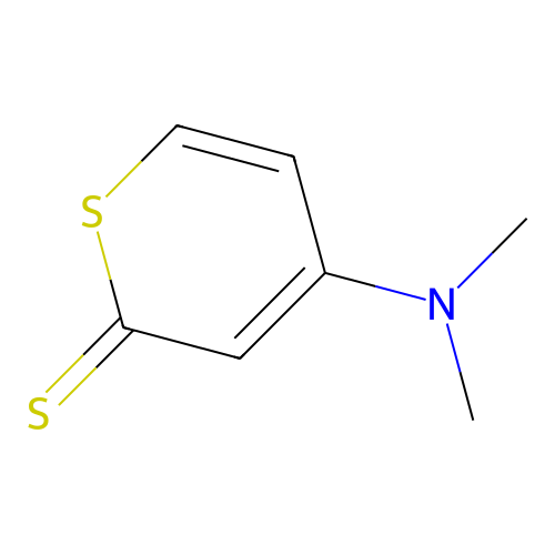 4-(Dimethylamino)thiopyran-2-thione structure