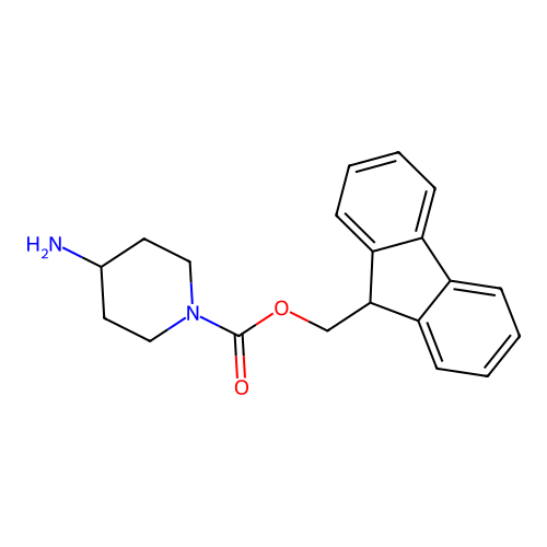 (9H-Fluoren-9-yl)methyl 4-aminopiperidine-1-carboxylate structure