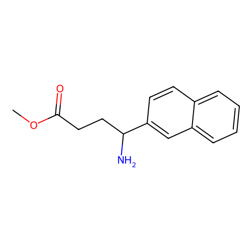 Methyl 4-amino-4-(naphthalen-2-YL)butanoate structure