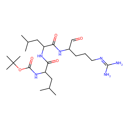 alpha-Boc-Deacetylleupeptin structure