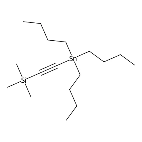 三甲基(2-三丁基锡基乙炔基)硅烷 structure