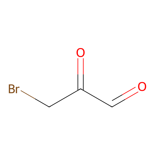 3-Bromo-2-oxopropionaldehyde structure
