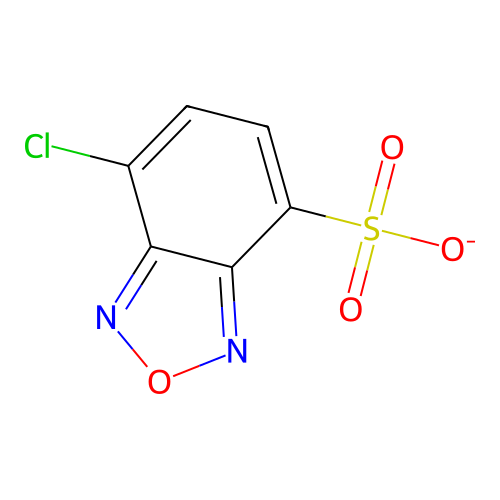 4-Chloro-2,1,3-benzoxadiazole-7-sulfonate structure