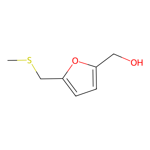 5-[(Methylthio)methyl]furfuryl alcohol structure
