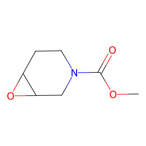 Methyl 7-oxa-3-azabicyclo[4.1.0]heptane-3-carboxylate structure