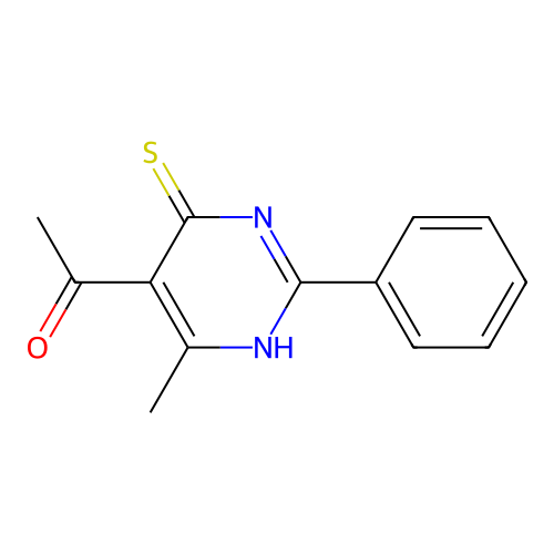 1-(4-Methyl-2-phenyl-6-sulfanyl-5-pyrimidinyl)-1-ethanone structure