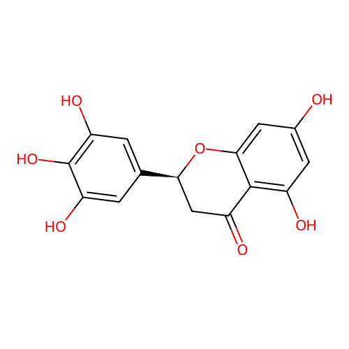 (2S)-dihydrotricetin structure