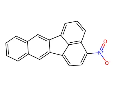 Benzo(k)fluoranthene, 3-nitro- structure