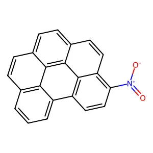 BENZO(ghi)PERYLENE, 5-NITRO- structure