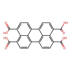 3,4,9,10-Perylenetetracarboxylic acid structure
