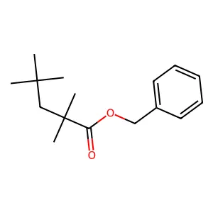 Benzyl-2,2,4,4-tetramethylpentanoate structure