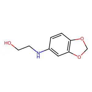 Hydroxyethyl-3,4-methylenedioxyaniline hydrochloride structure