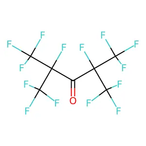 Bis(perfluorisopropyl) ketone structure
