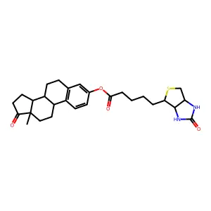 Biotinylestrone structure