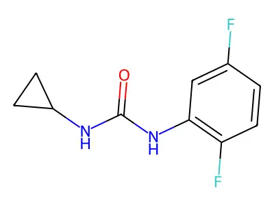 N-Cyclopropyl-N'-(2,5-difluorophenyl)urea structure