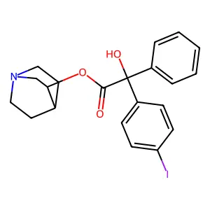 3-Quinuclidinyl-4-iodobenzilate structure