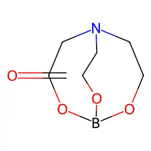 2,8,9-Trioxa-5-aza-1-borabicyclo(3.3.3)undecane-3-one structure