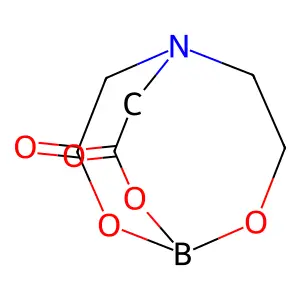 2,8,9-Trioxa-5-aza-1-borabicyclo(3.3.3)undecane-3,7-dione structure