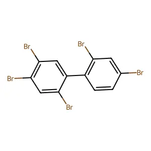 2,2',4,4',5-Pentabromobiphenyl structure