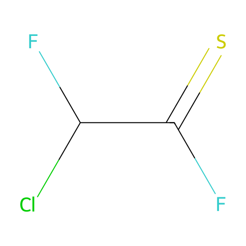 Acetyl fluoride, chlorofluorothio- structure