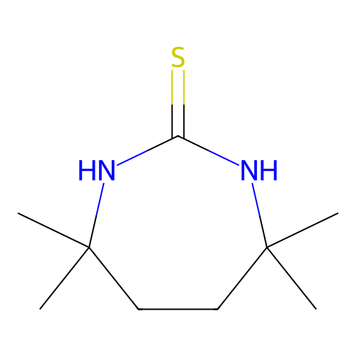4,4,7,7-Tetramethyl-1,3-diazepane-2-thione structure