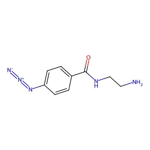 Benzamide, N-(2-aminoethyl)-4-azido- structure