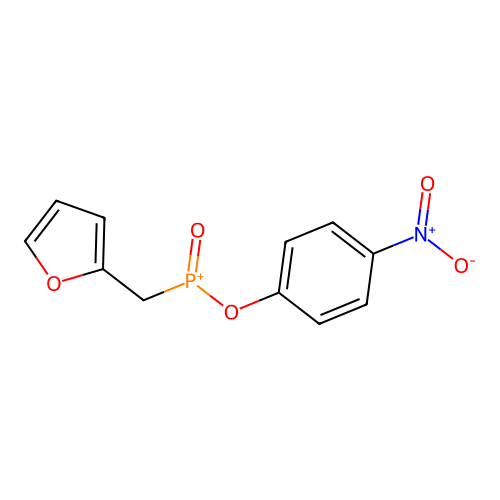 4-Nitrophenyl 2-furanylmethylphosphinate structure