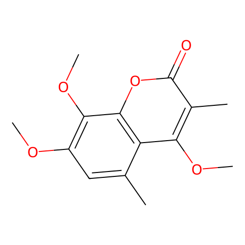 4,7,8-Trimethoxy-3,5-dimethylchromen-2-one structure