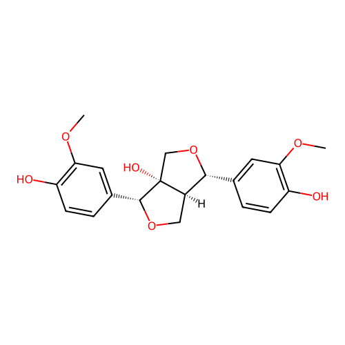 8-Hydroxypinoresinol structure