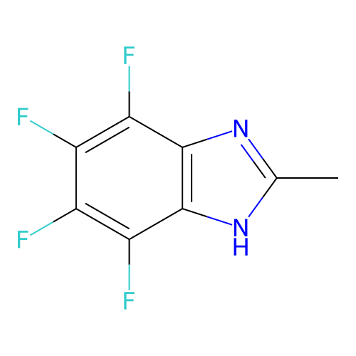 4,5,6,7-tetrafluoro-2-methyl-1H-benzo[d]imidazole structure