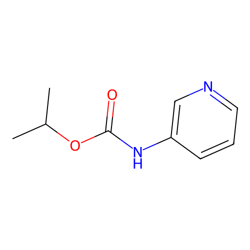 异丙基N-吡啶-3-基氨基甲酸酯 structure