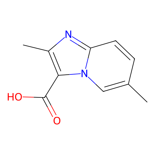2,6-Dimethylimidazo[1,2-a]pyridine-3-carboxylic acid structure