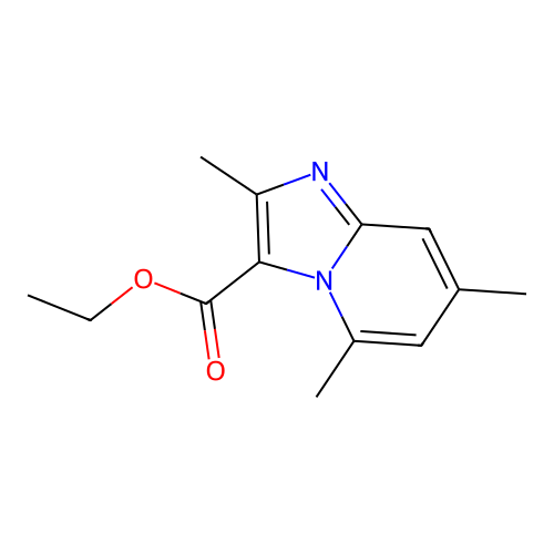 Ethyl 2,5,7-trimethylimidazo[1,2-a]pyridine-3-carboxylate structure