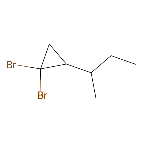 1,1-Dibromo-2-(butan-2-yl)cyclopropane structure