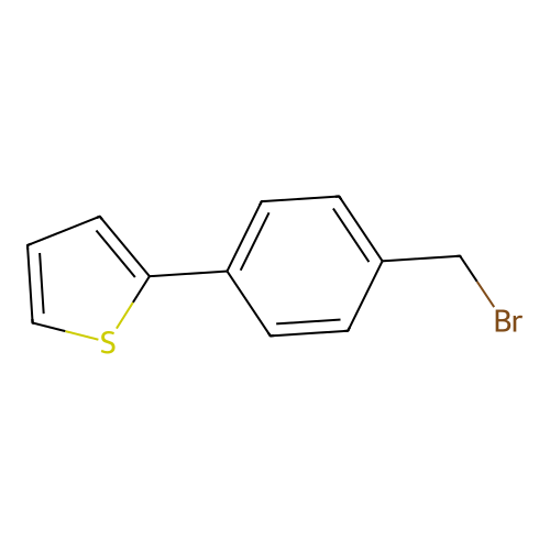 2-(4-(Bromomethyl)phenyl)thiophene structure