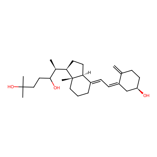 22,25-Dihydroxyvitamin D3 structure