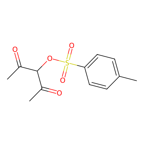 2,4-Pentanedione, 3-[[(4-methylphenyl)sulfonyl]oxy]- structure