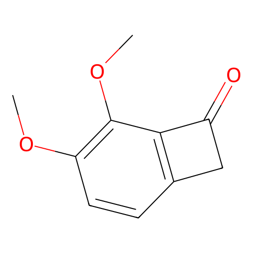 4,5-Dimethoxybicyclo[4.2.0]octa-1,3,5-trien-7-one structure