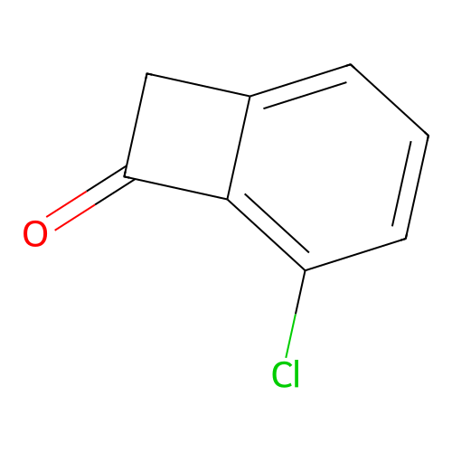 5-Chlorobicyclo(4.2.0)octa-1,3,5-trien-7-one structure