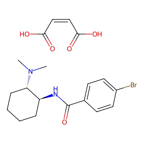 Bromadoline Maleate structure